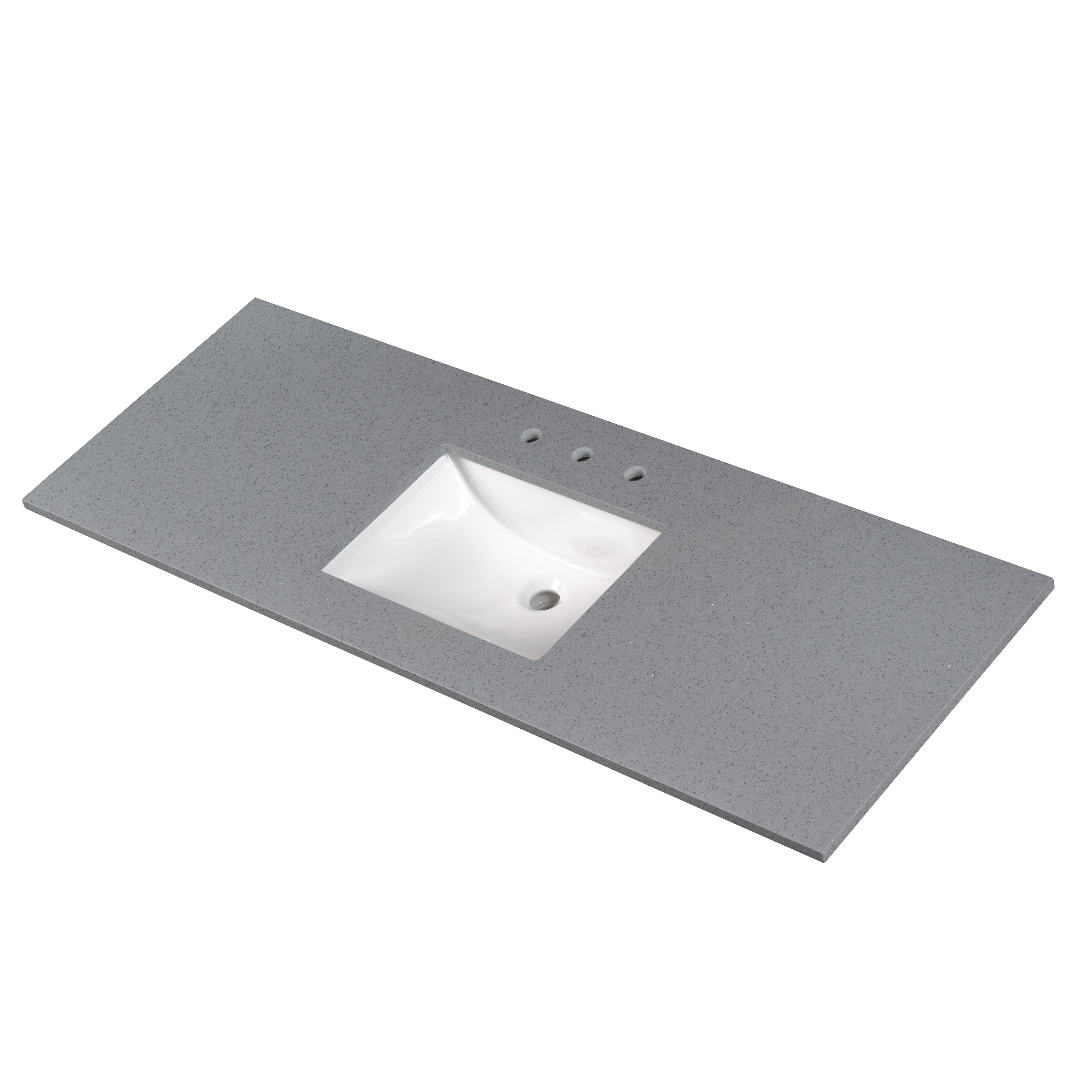 MSI 61 in. W x 22 in. D Bathroom Vanity Top with Single Sink